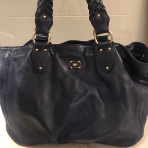 Michael Kors Navy Leather Purse